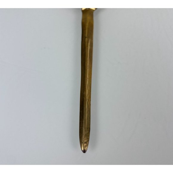 Vintage Brass Ship Anchor Letter Opener, Metal, Nautical Office Gift - Picture 5 of 8